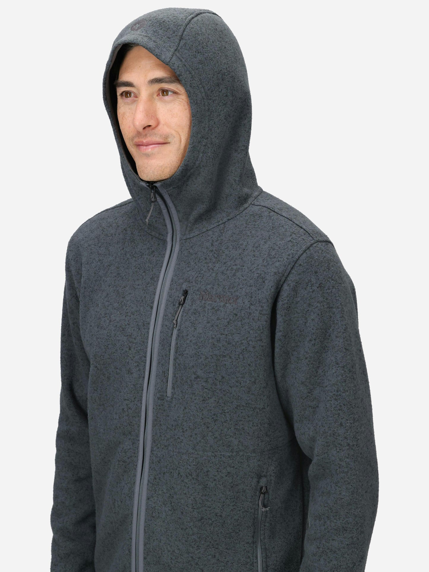 Marmot Drop Line Full Zip Hoody Steel Onyx Heather