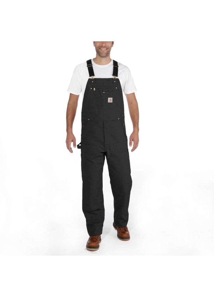 Carhartt Duck Bib Overall Black - NatureLife