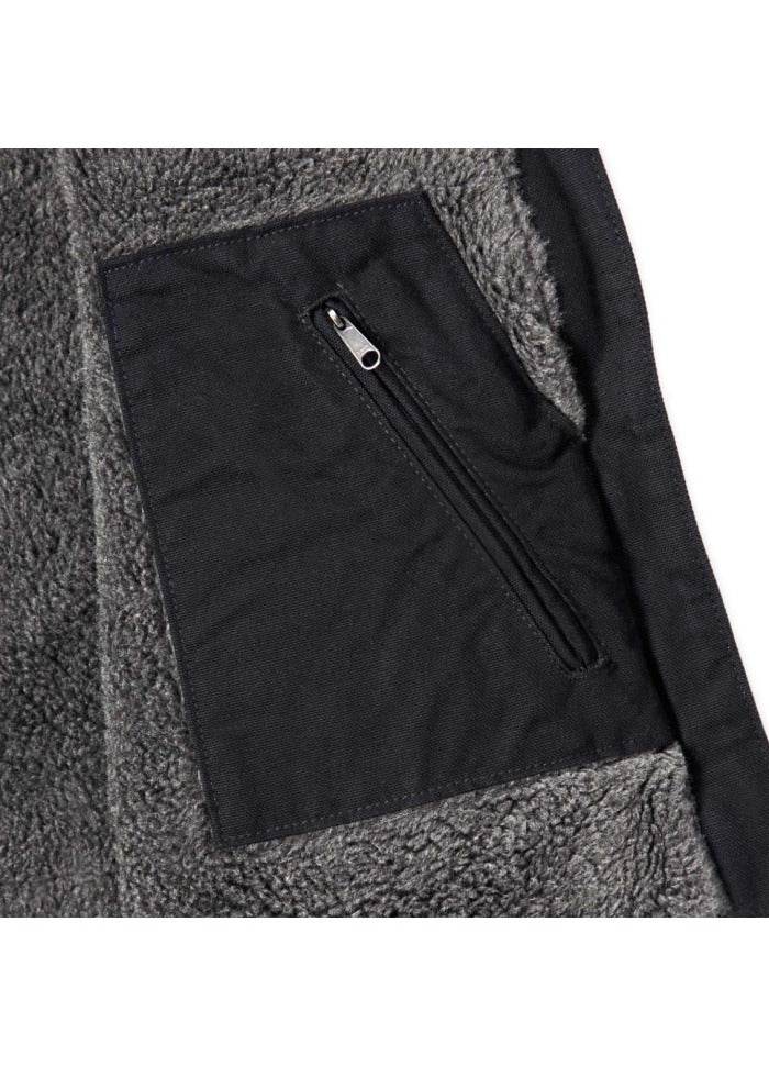 Carhartt Sherpa Lined Mock Neck Vest Black - NatureLife