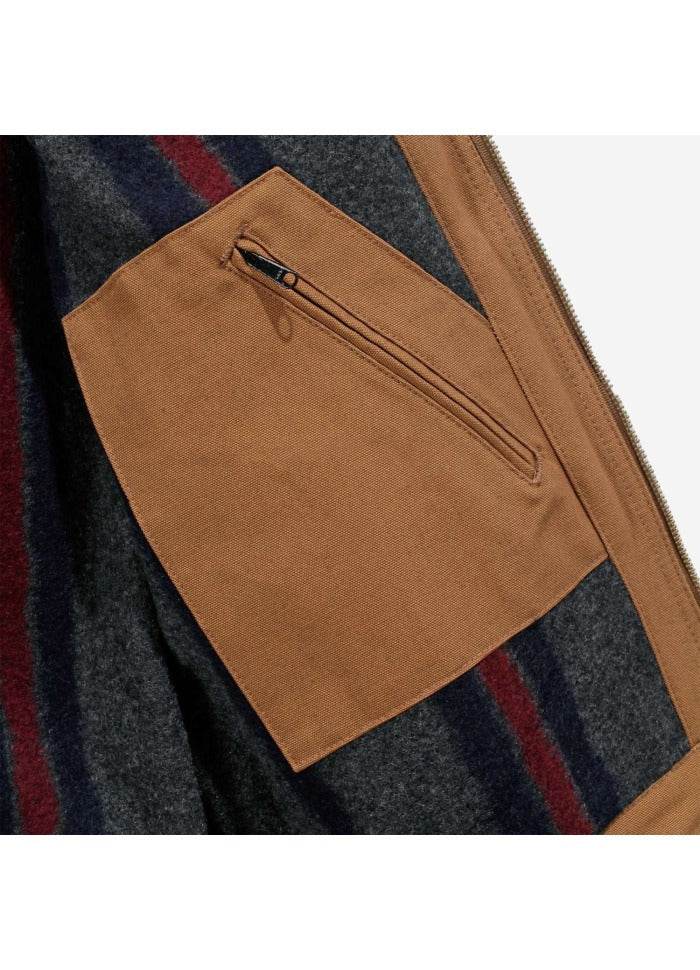 Carhartt Duck Detroit Jacket Brown - NatureLife
