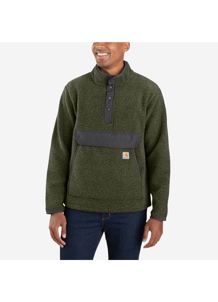 Carhartt Relaxed Fit Fleece Pullover Basil Heather - NatureLife