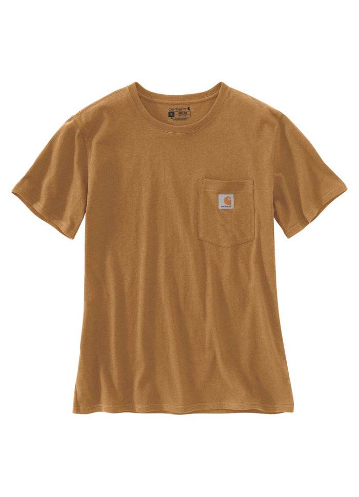 Carhartt Workwear Pocket S/S T-Shirt Brown - NatureLife