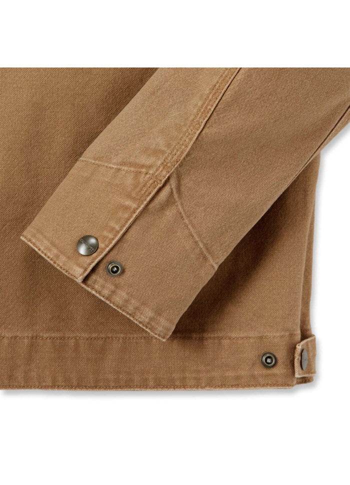 Carhartt Relaxed Fit Duck Detroit Jacket Brown - NatureLife