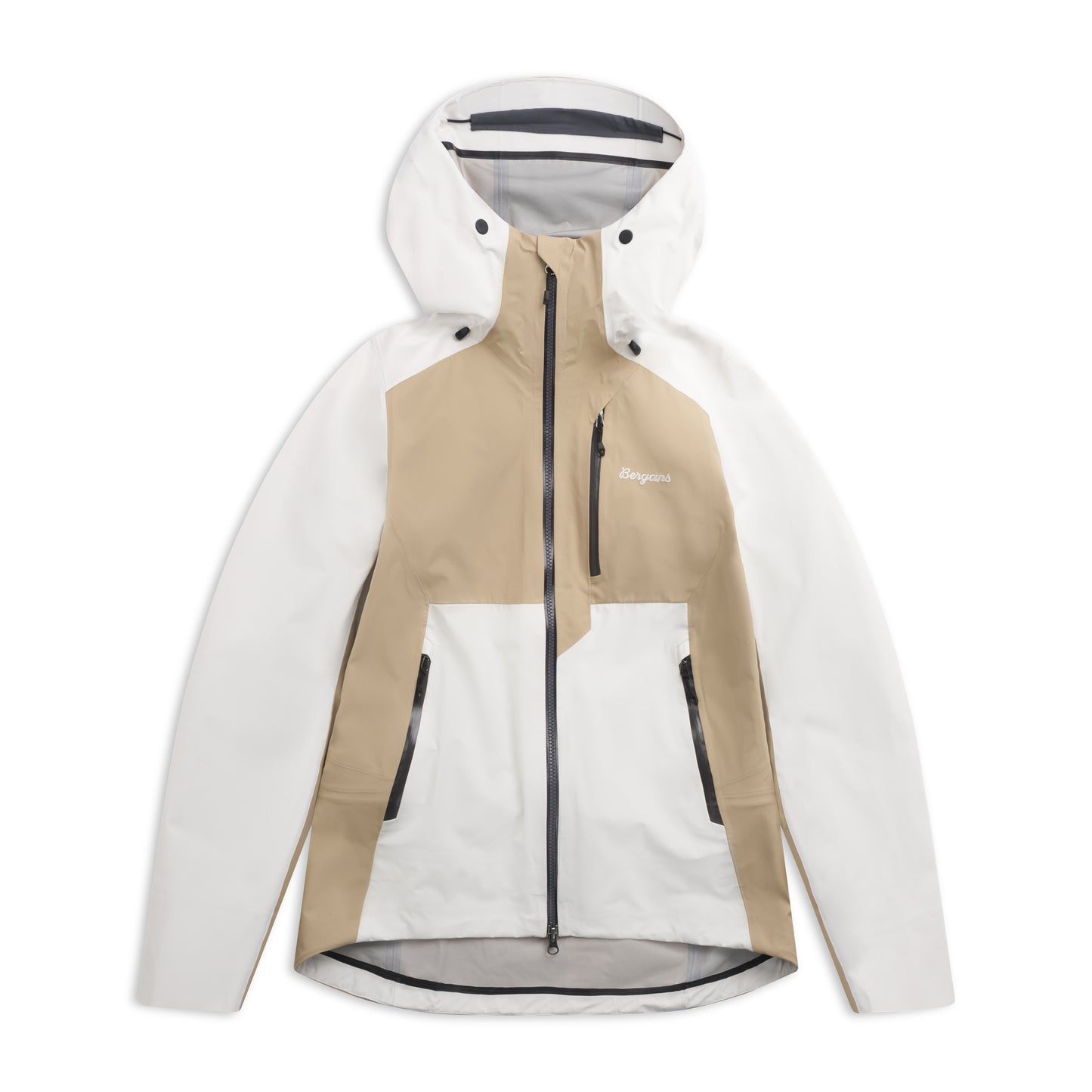 Bergans Oppdal 3L Shell Jacket Dam Arctic White/Sandstone