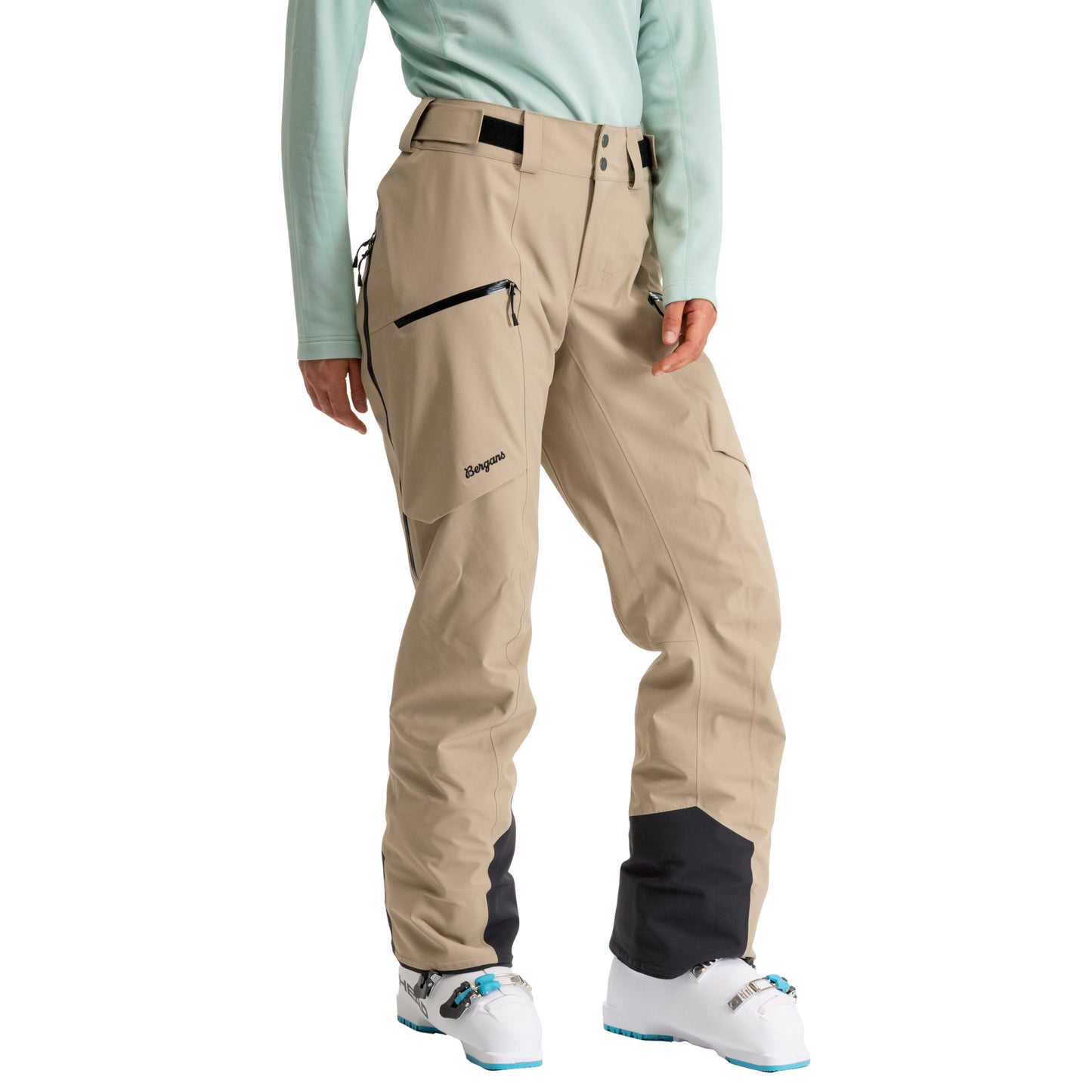 Bergans Oppdal 3L Shell Pants Women Sandstone