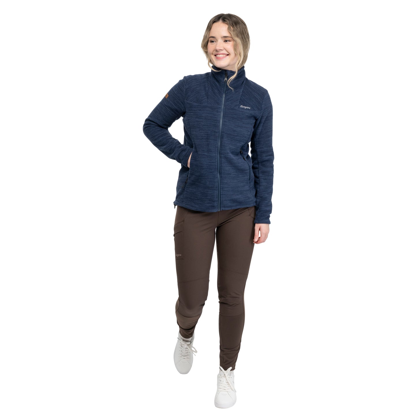 Bergans Hareid Fleece Jacket Women Navy Blue