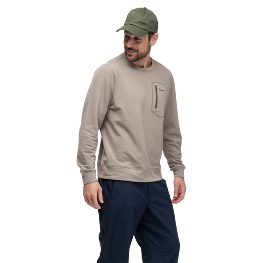 Bergans Midtli Midlayer Sweatshirt Men Rock Taupe