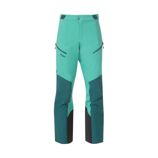 Bergans Tind 3L Shell Pants Women Light Malachite Green/Malachite Green