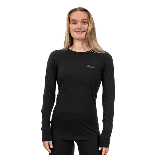 Bergans Inner:Pure Merino Long Sleeve Women Black