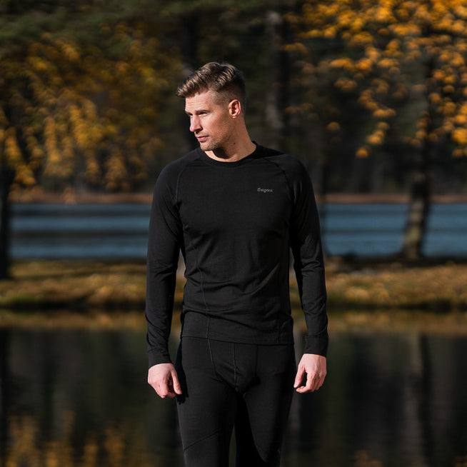 Bergans Inner:Pure Merino Long Sleeve Men Black