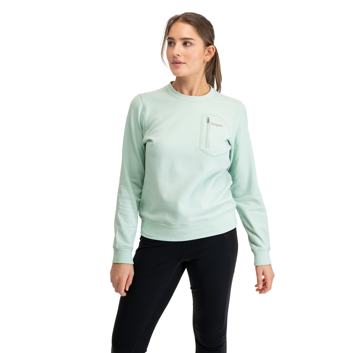 Bergans Midtli Midlayer Sweatshirt Women Mint Crush