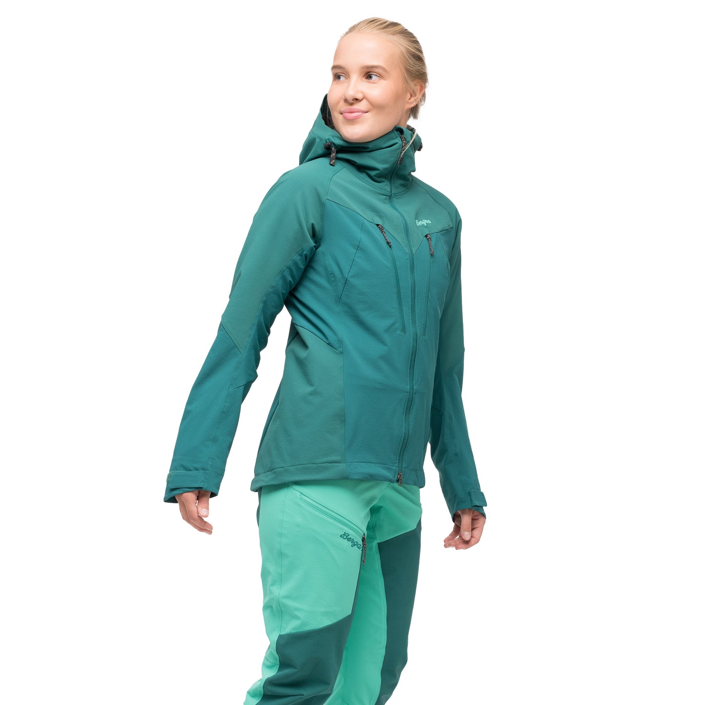Bergans Tind Softshell Jacket Women Malachite Green
