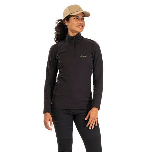 Bergans Midtli Midlayer Half Zip Women Black