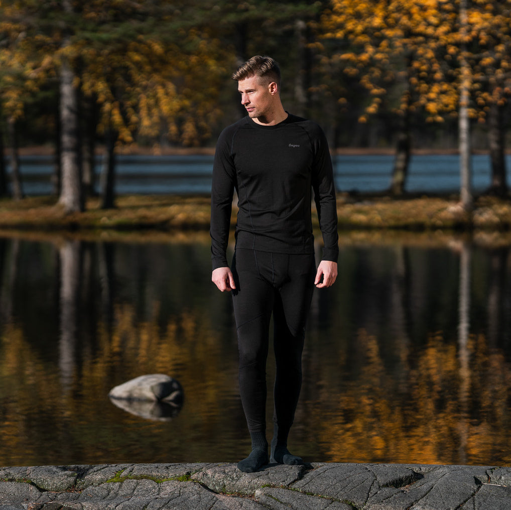 Bergans Inner:Pure Merino Tights Men Black