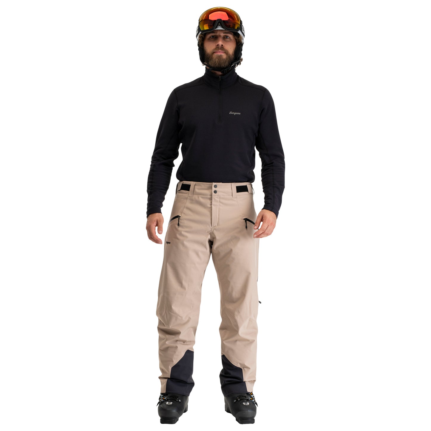 Bergans Oppdal Insulated Shell Pants Men Sandstone