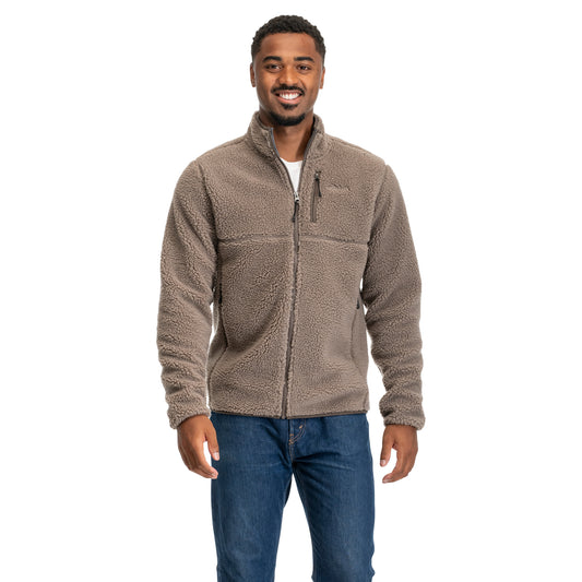 Bergans Lunnan Pile Fleece Jacket Men Rock Taupe