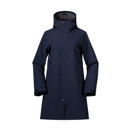 Bergans Urban 2L Shell Coat Women Navy Blue