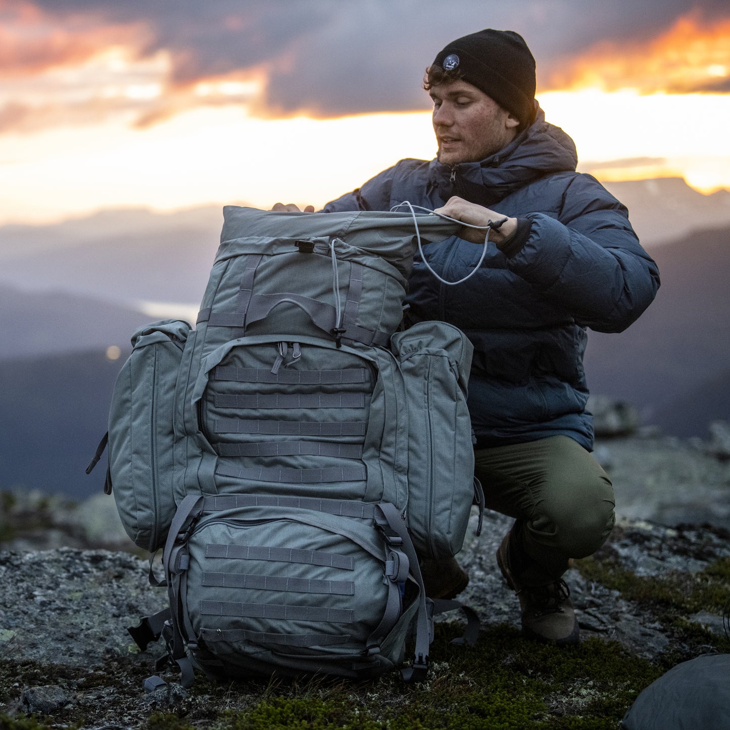 Bergans PowerFrame BigPack 130+ Solid Grey