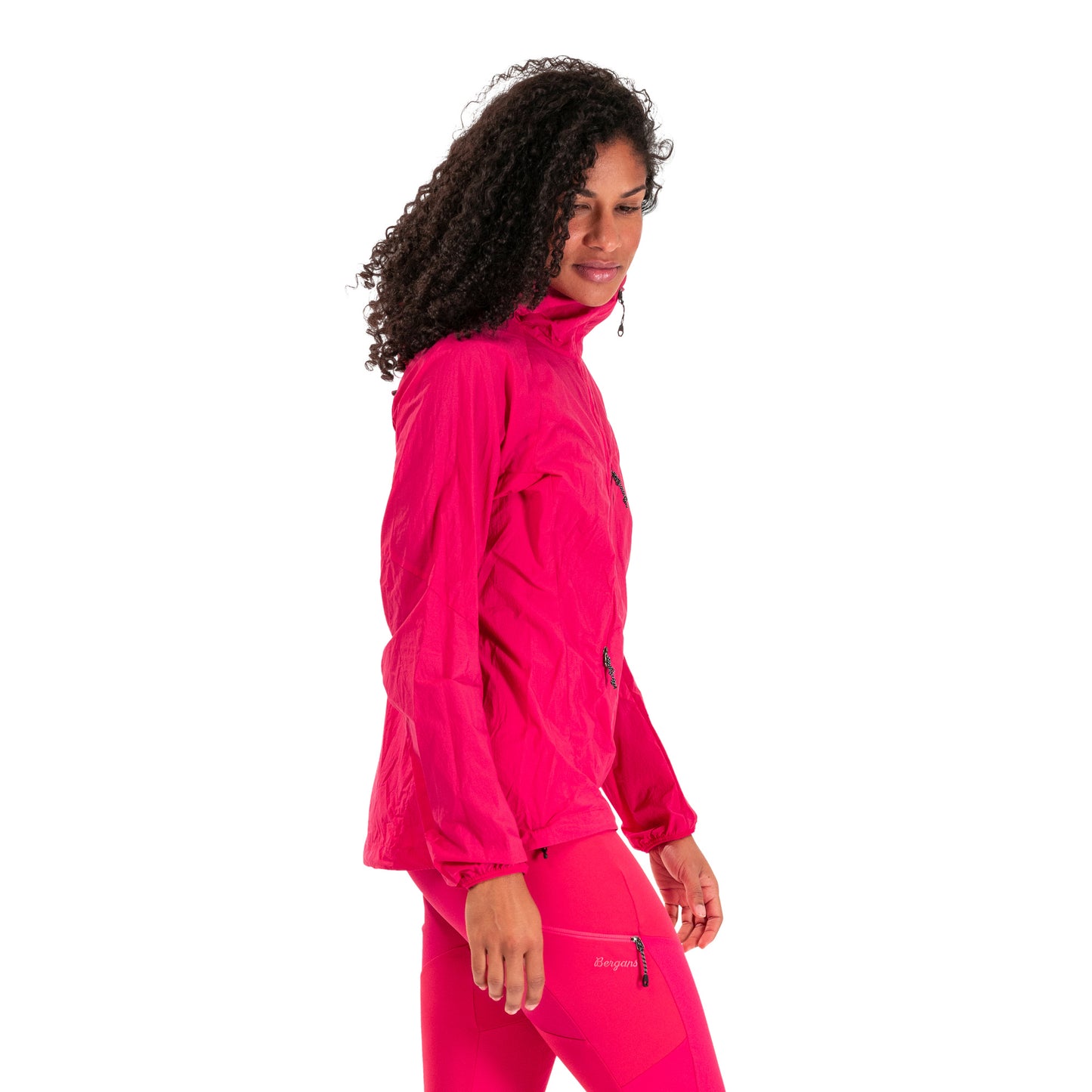 Bergans Tind Windbreaker Anorak Women Alpine Rose