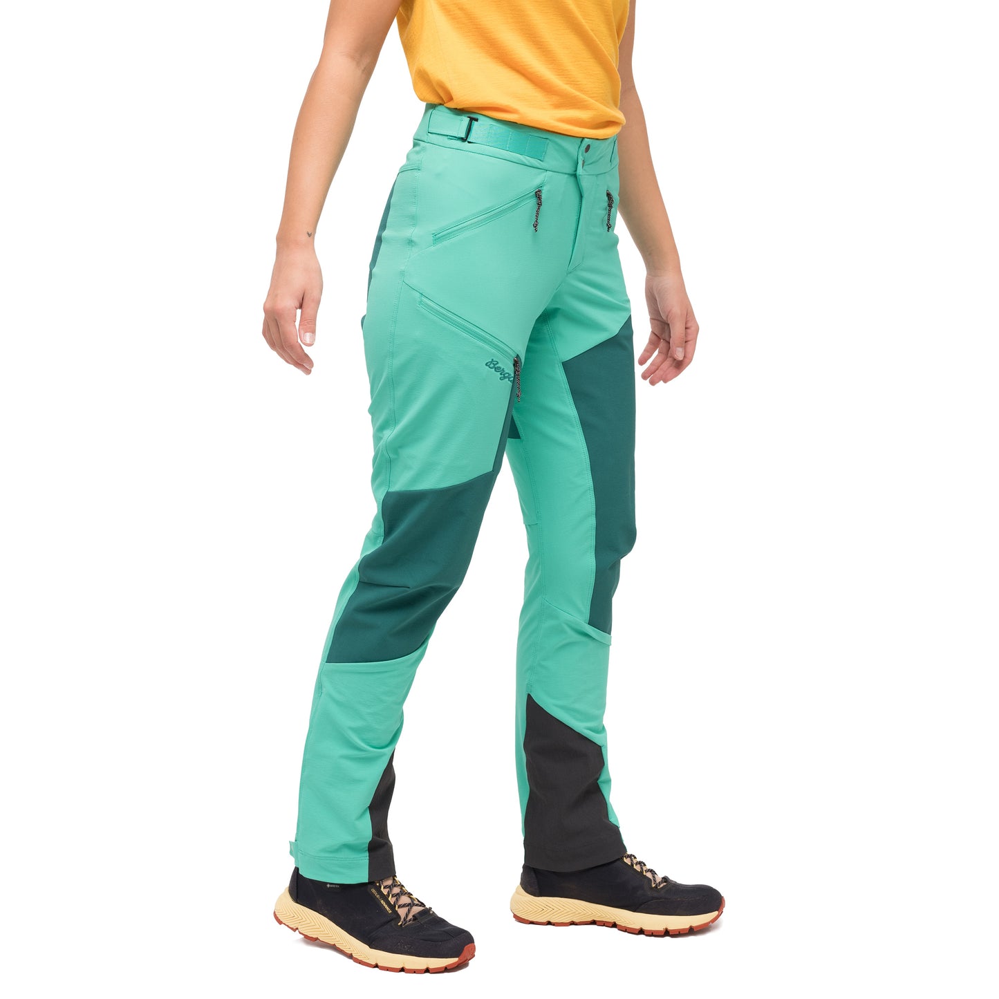 Bergans Tind Softshell Pants Women Light Malachite Green / Malachite Green