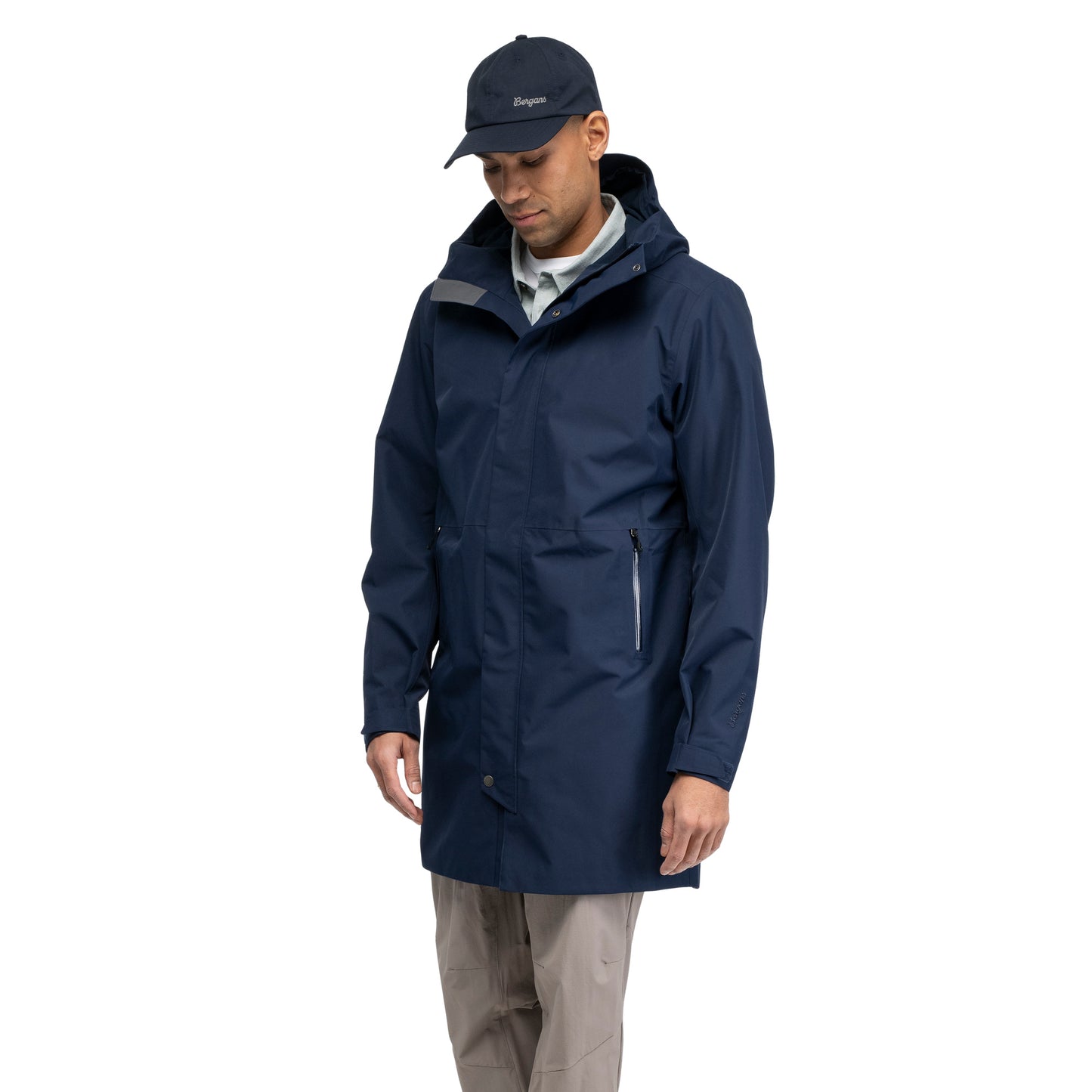 Bergans Oslo 2L Shell Coat Men Navy Blue