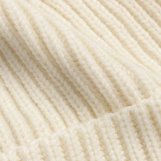 Bergans Nordmarka Merino Beanie Junior Vanilla White