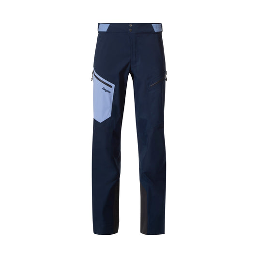 Bergans Tind 3L Shell Pants Women Navy Blue/Blueberry Milk