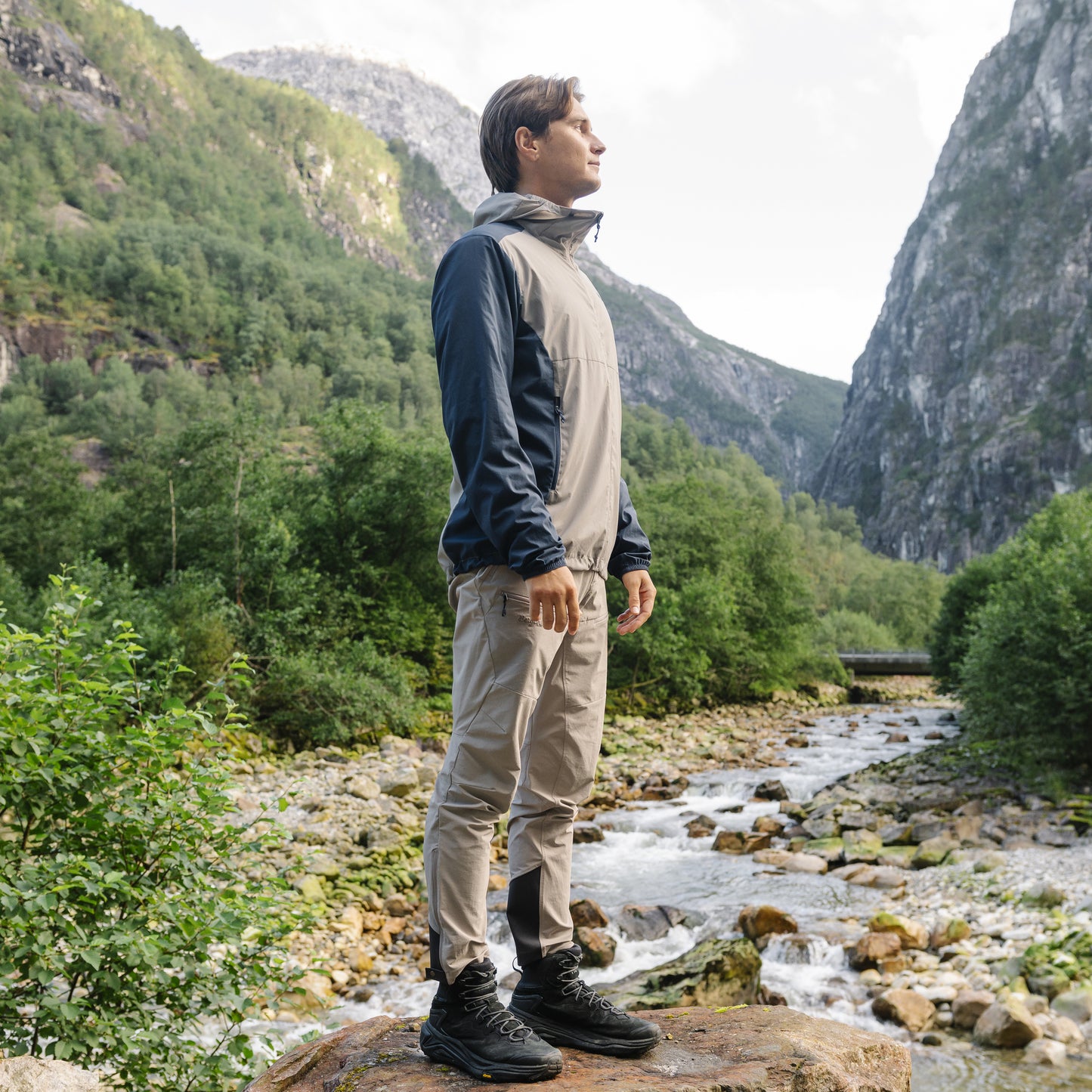 Bergans Rabot Softshell Pants Men Rock Taupe