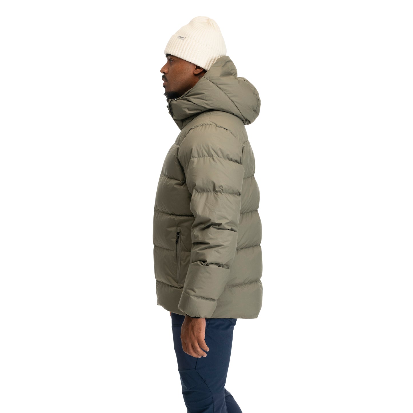 Bergans Lava Warm Down Jacket w/Hood Men Green Mud