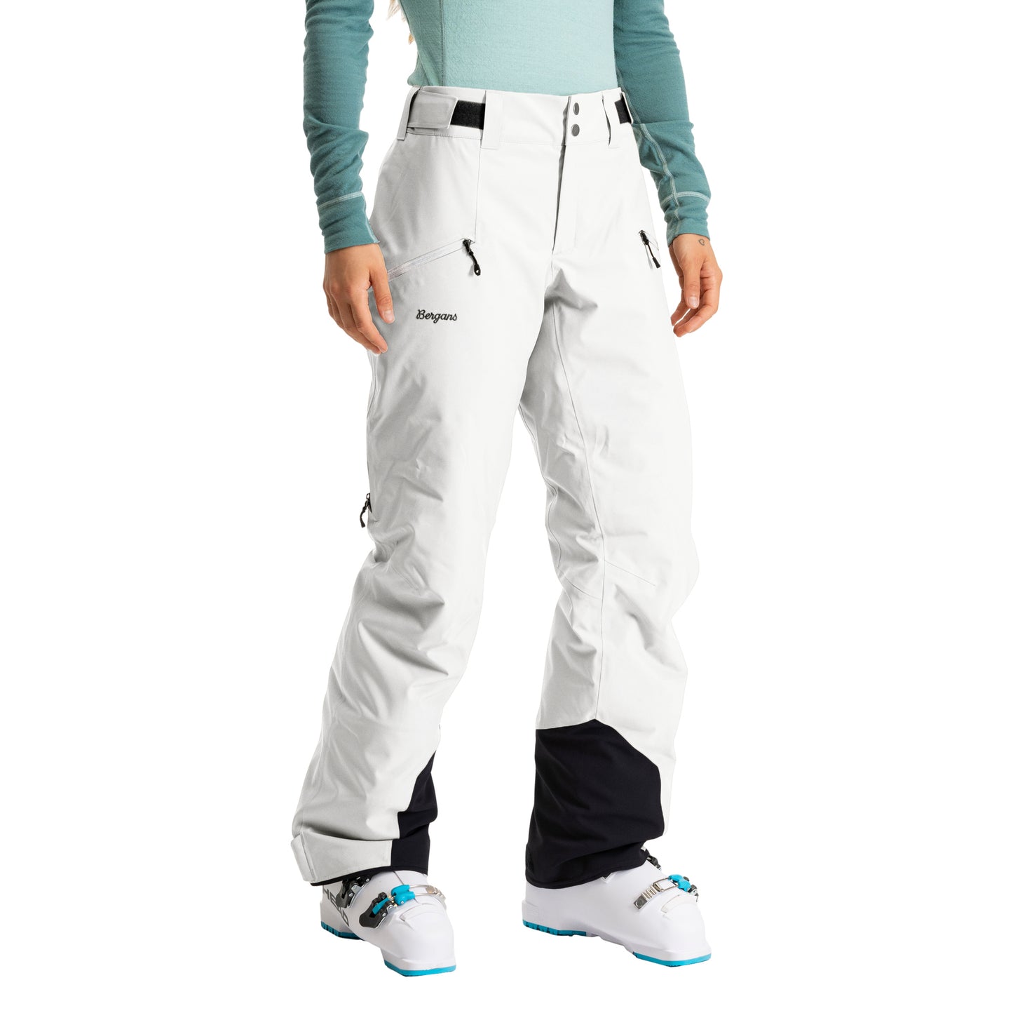Bergans Oppdal Insulated Shell Pants Women Arctic White