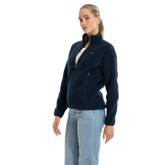 Bergans Lunnan Pile Fleece Jacket Women Navy Blue