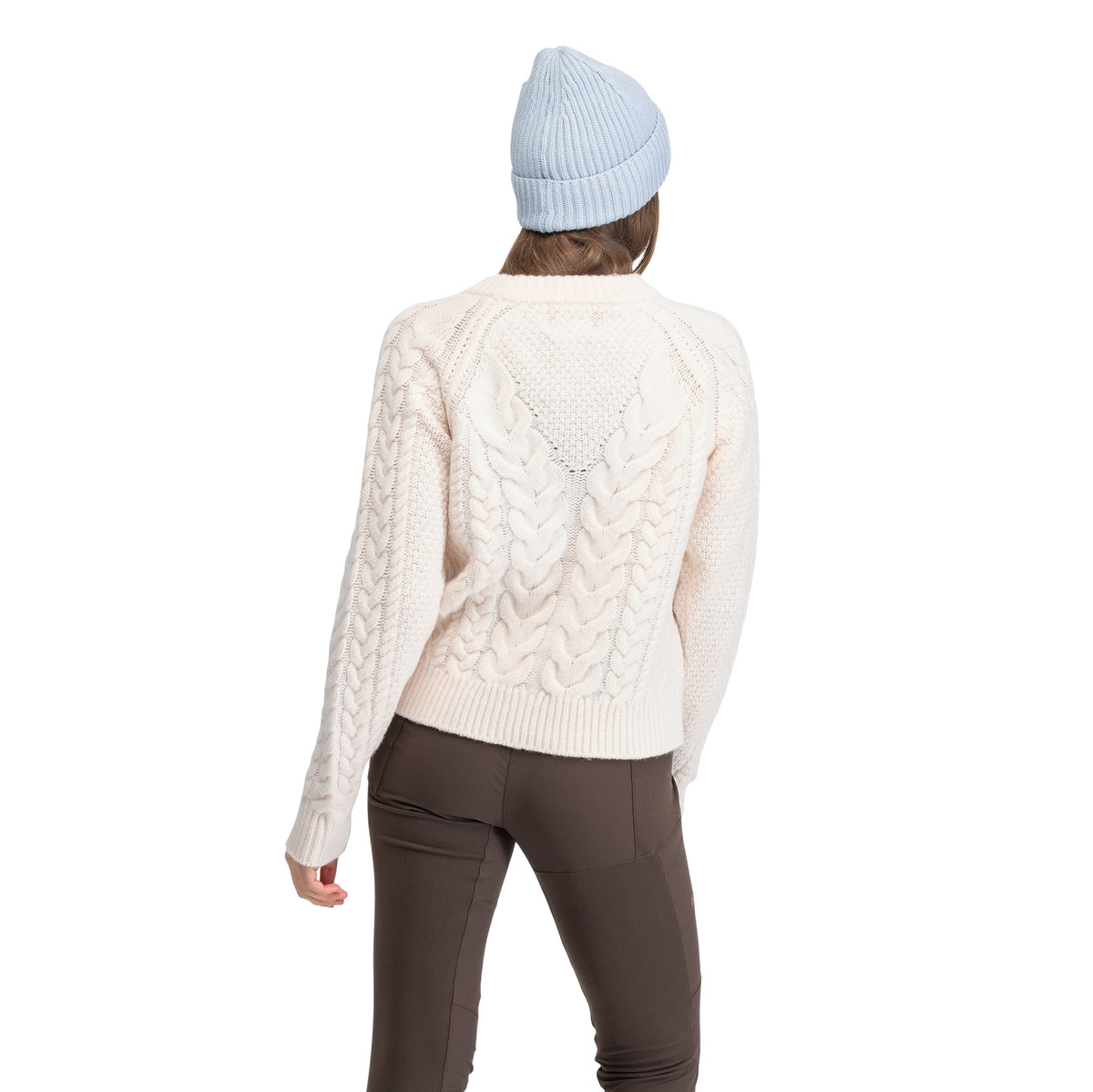 Bergans Lofoten Knitted Wool Jumper Women Creme