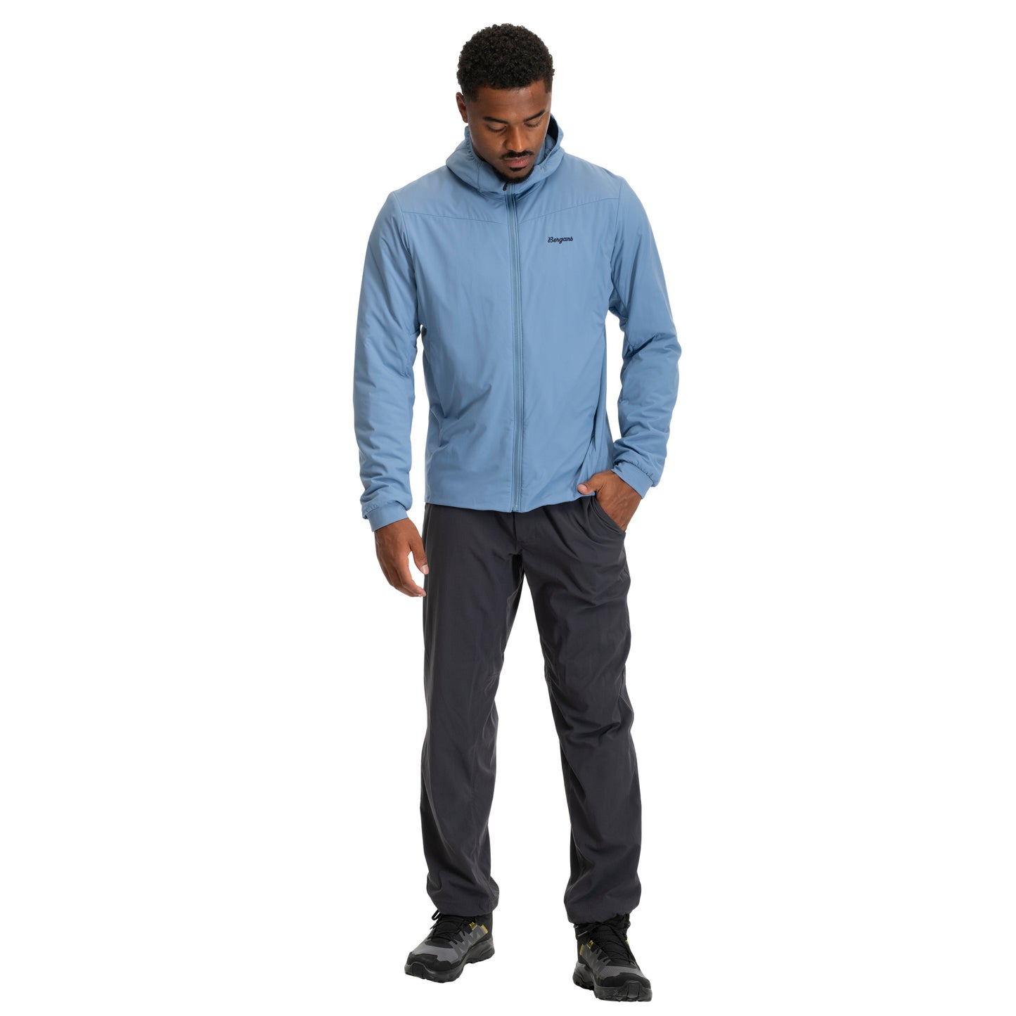 Bergans Holo Insulated Hood Jacket Men Elemental Blue