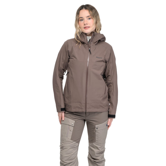 Bergans Vaagaa 3L Shell Jacket Women Hot Cocoa
