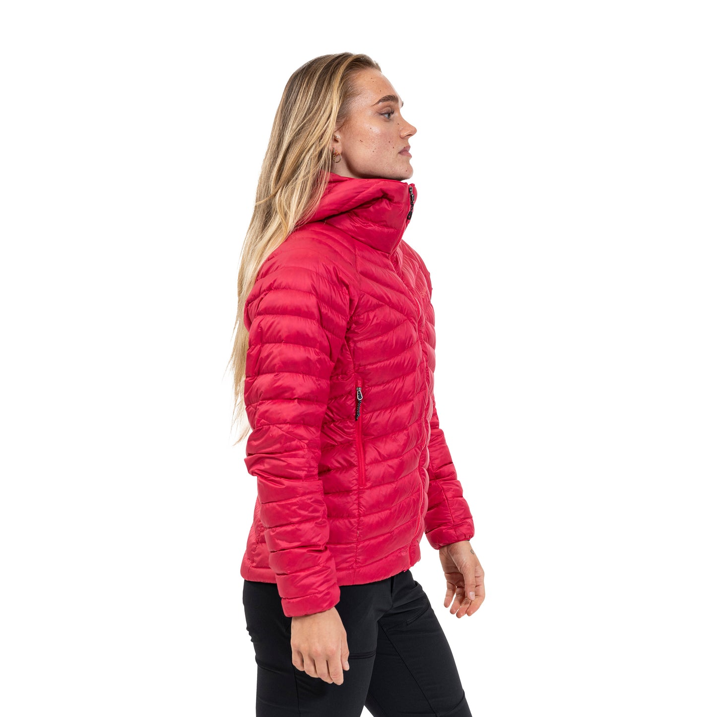 Bergans Tind Light Down Jacket Hood Women Alpine Rose