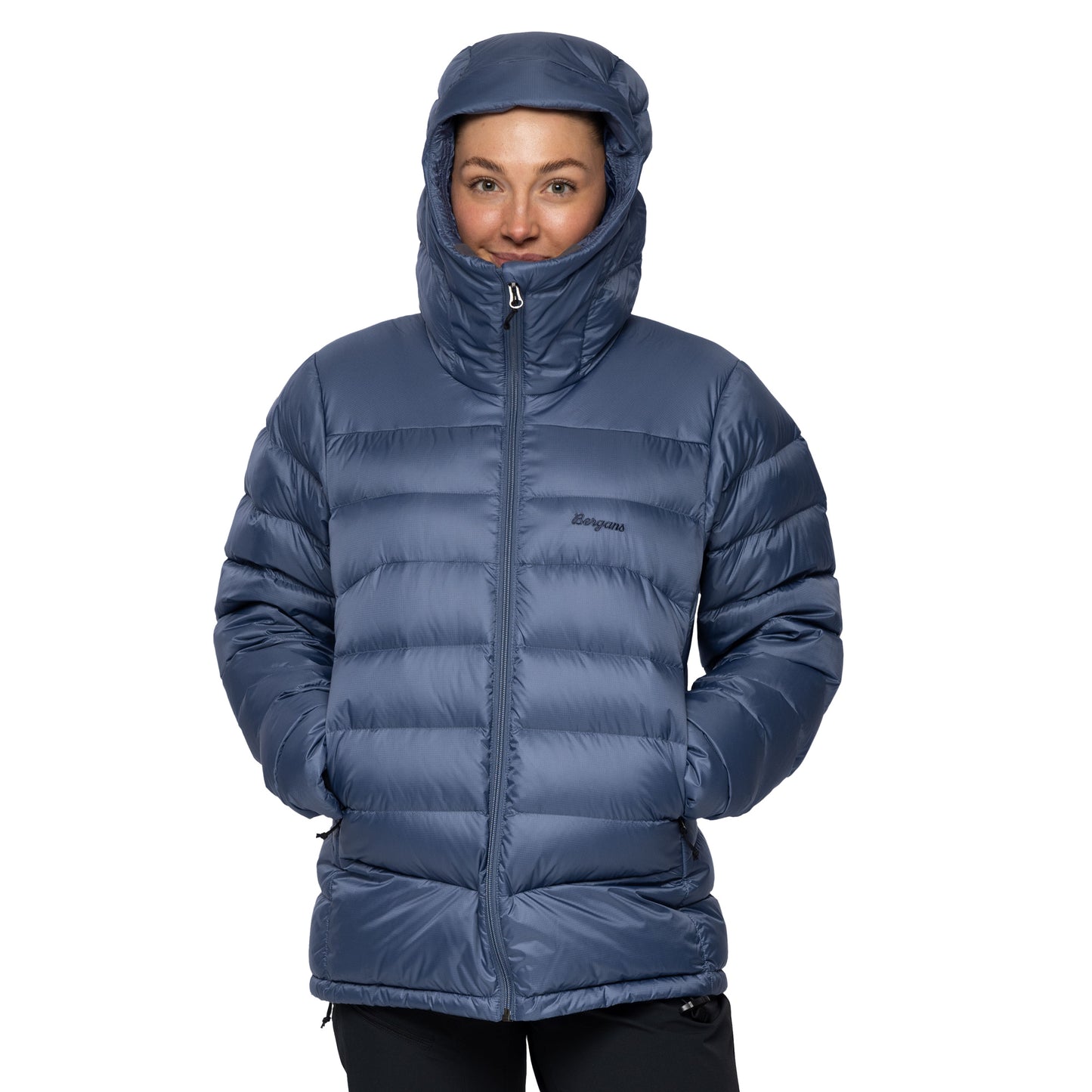 Bergans Women's Vaagaa Allround Down Jacket Granite Blue