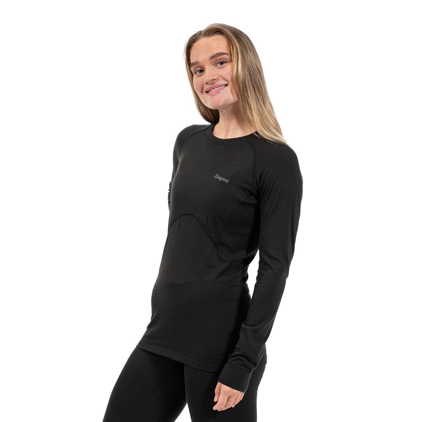 Bergans Inner:Pure Merino Long Sleeve Women Black