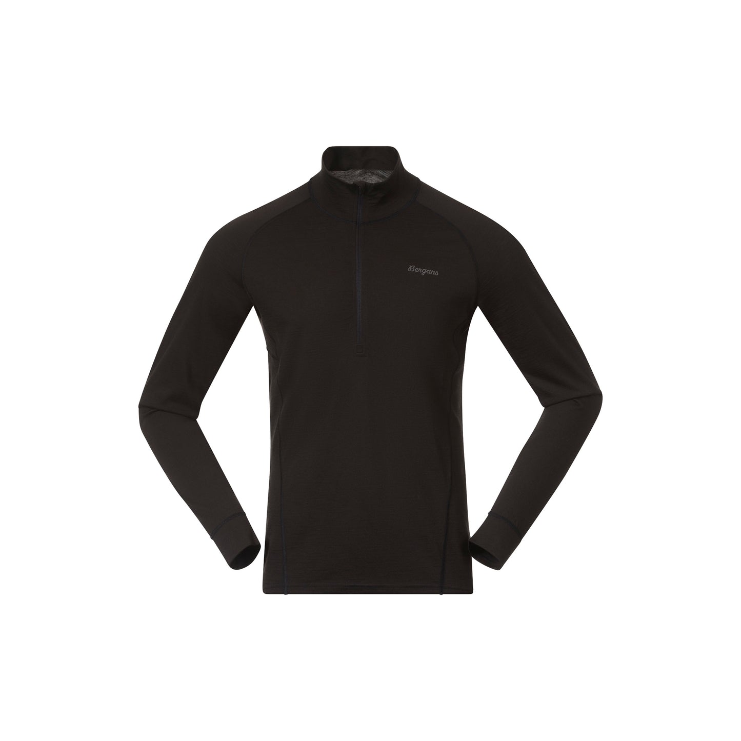 Bergans Inner:Pure Merino Half Zip Men Black