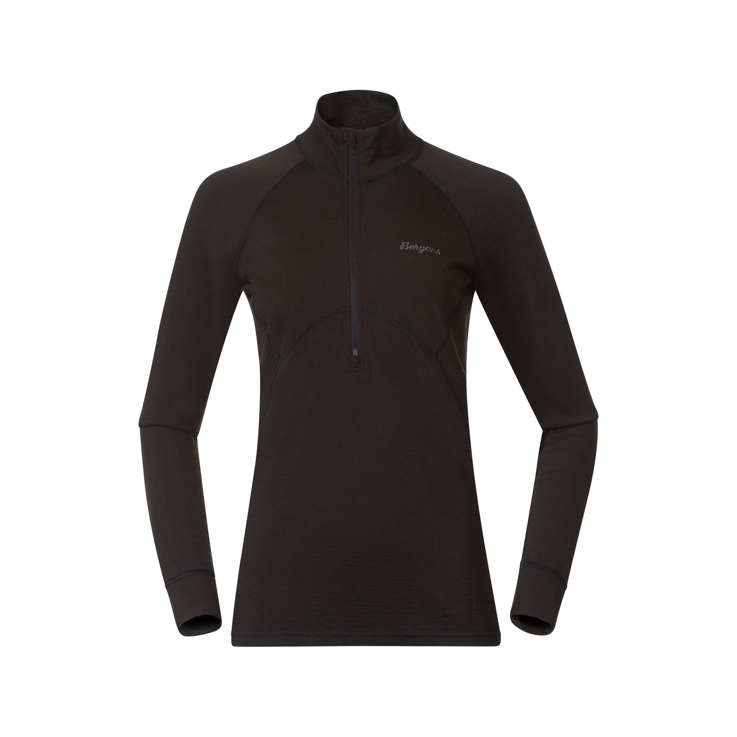 Bergans Inner:Pure Merino Half Zip Women Black