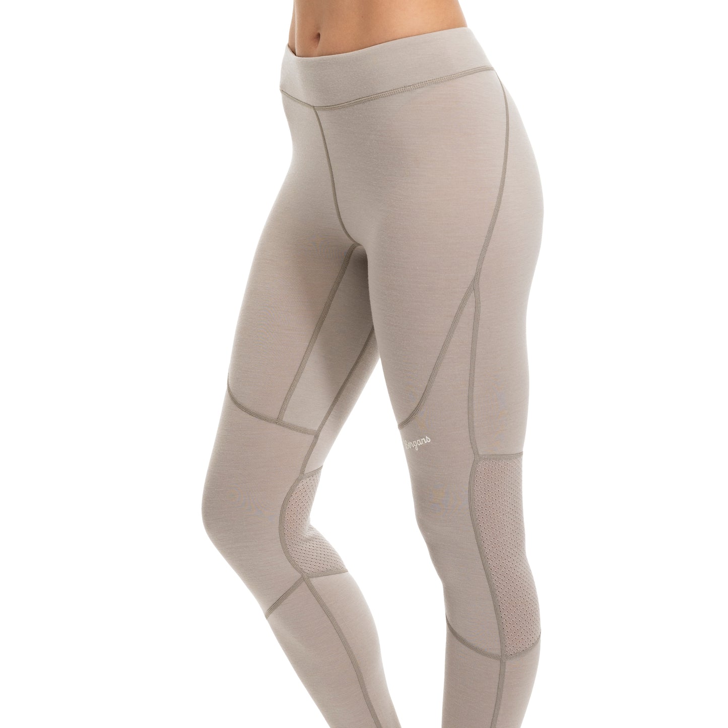 Bergans Inner:Pure Merino Tights Women Sandstone