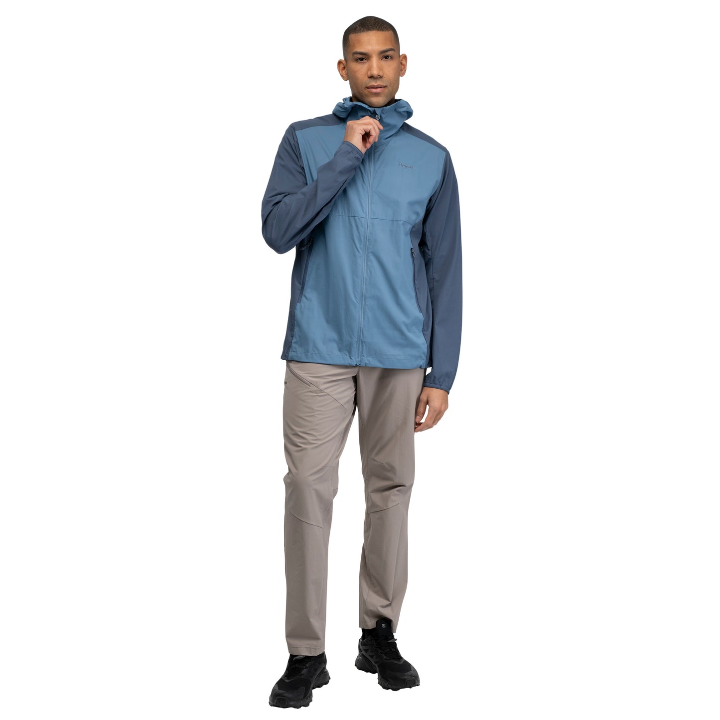 Bergans Rabot Windbreaker Jacket Men Elemental Blue / Granite Blue