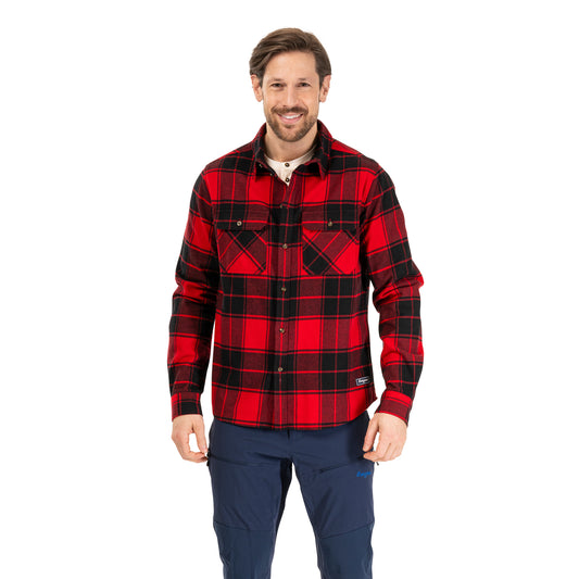 Bergans Nordmarka Flannel Shirt Men Red/Black Check