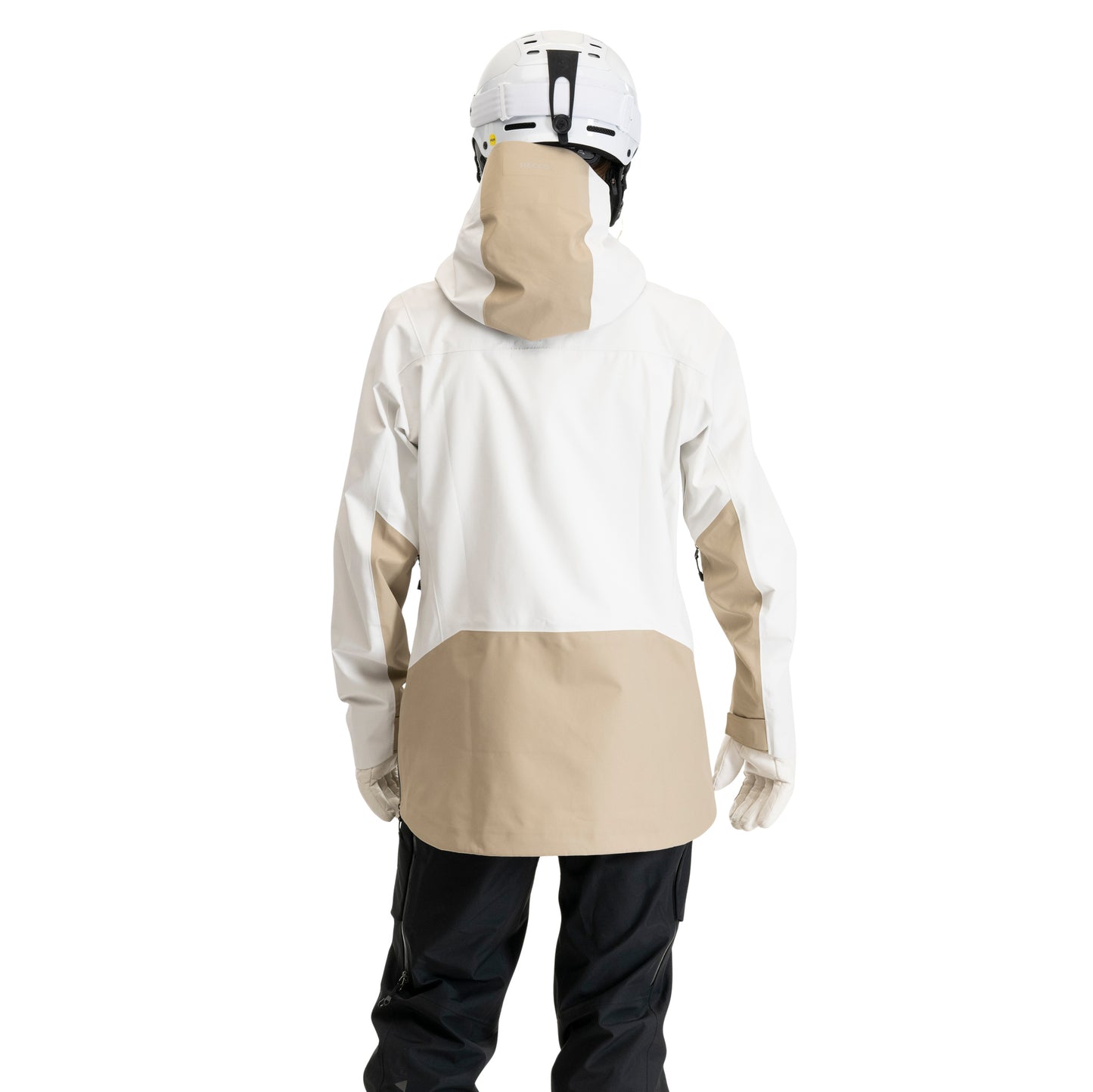 Bergans Oppdal 3L Shell Anorak Unisex Arctic White / Sandstone