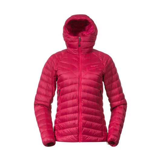Bergans Tind Light Down Jacket Hood Women Alpine Rose