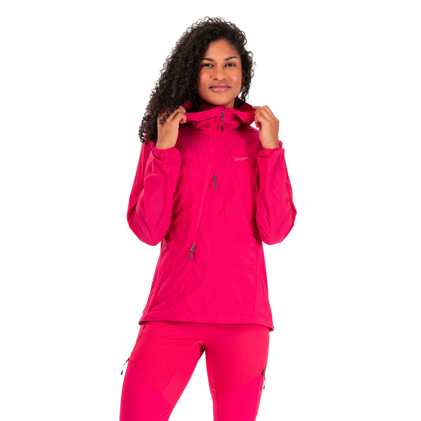 Bergans Tind Windbreaker Anorak Women Alpine Rose