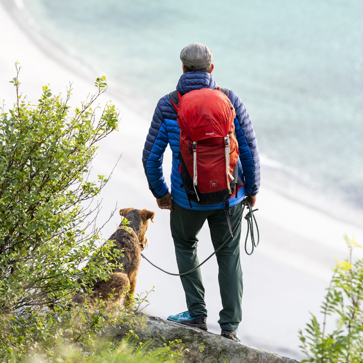 Bergans Helium V5 55L Red Sand