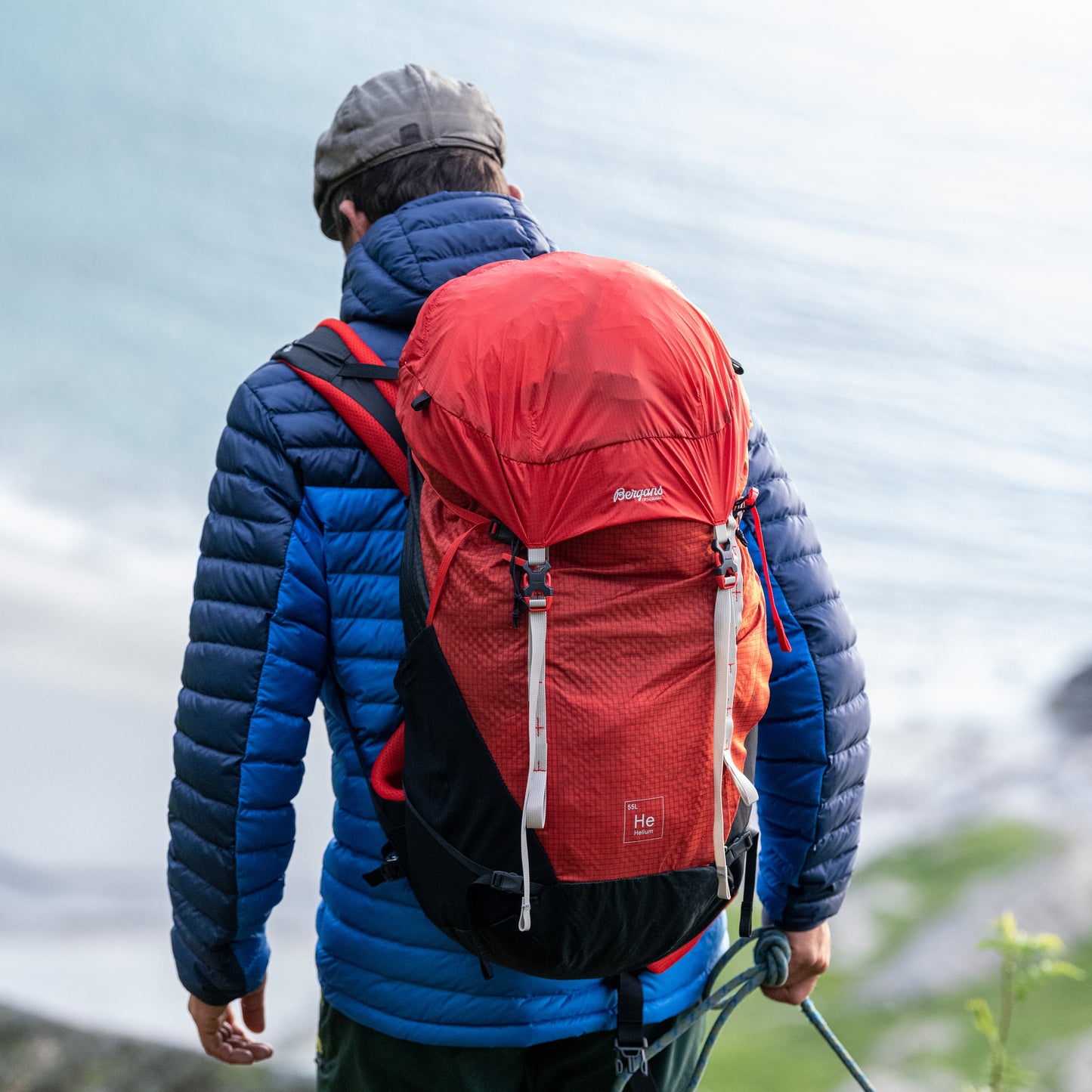 Bergans Helium V5 55L Red Sand