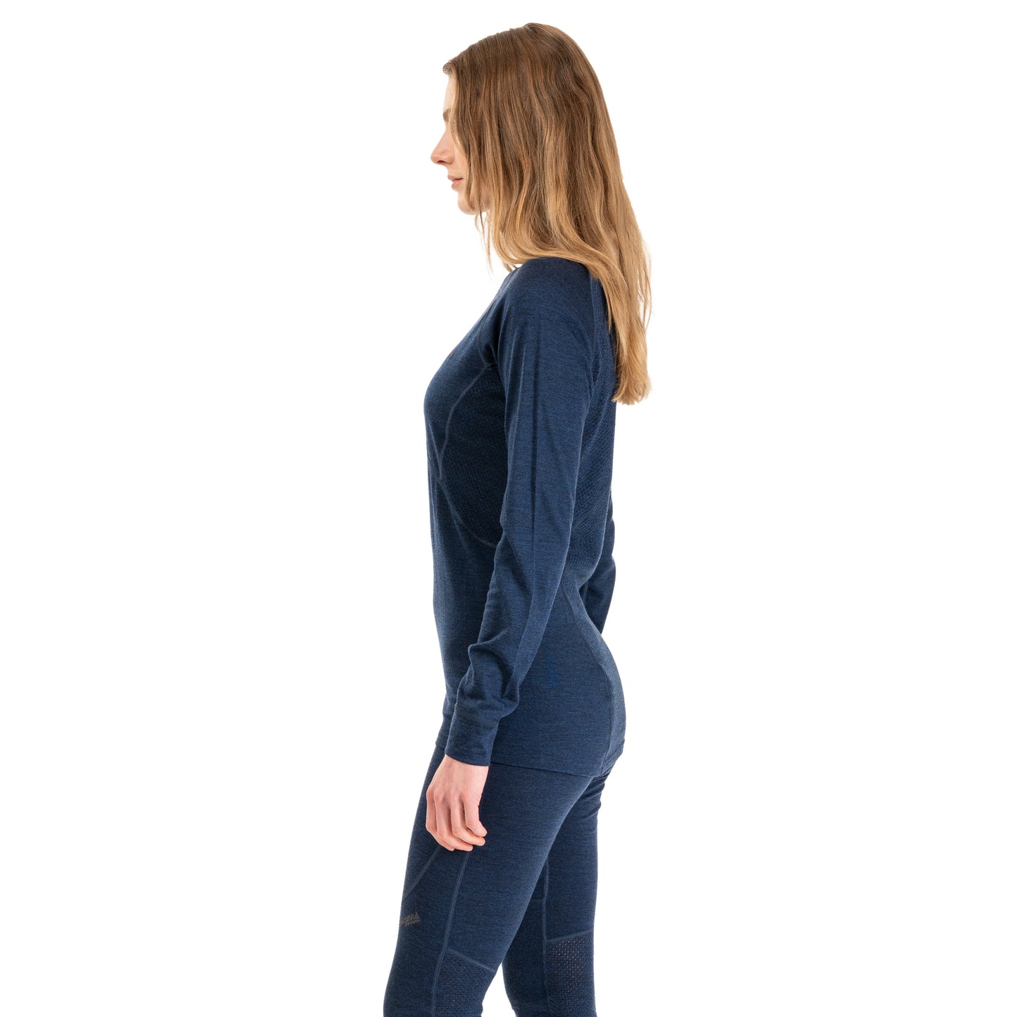 Bergans Inner:Pure Merino Long Sleeve Women Navy Blue