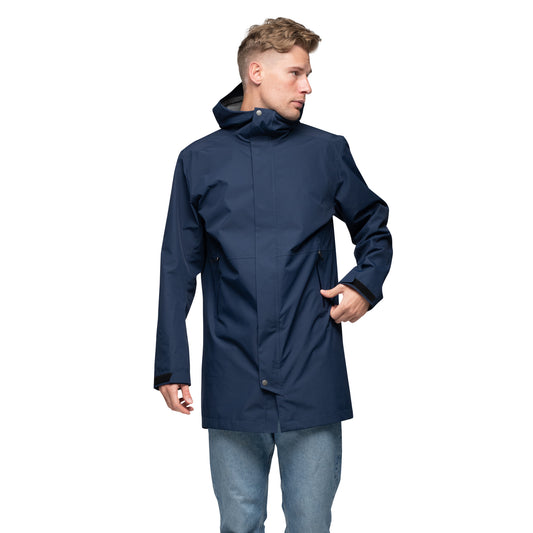 Bergans Urban 2L Shell Coat Men Navy Blue