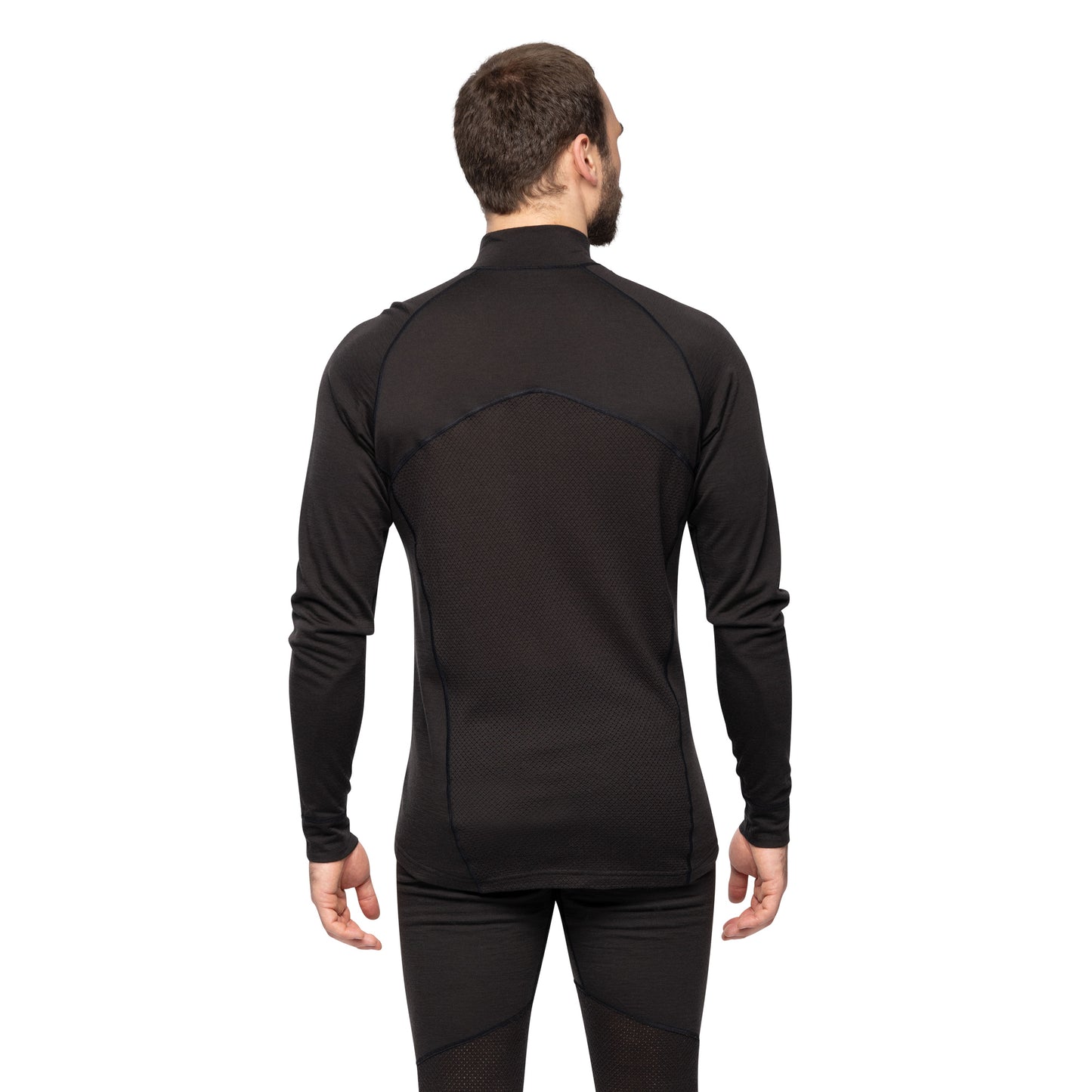 Bergans Inner:Pure Merino Half Zip Men Black